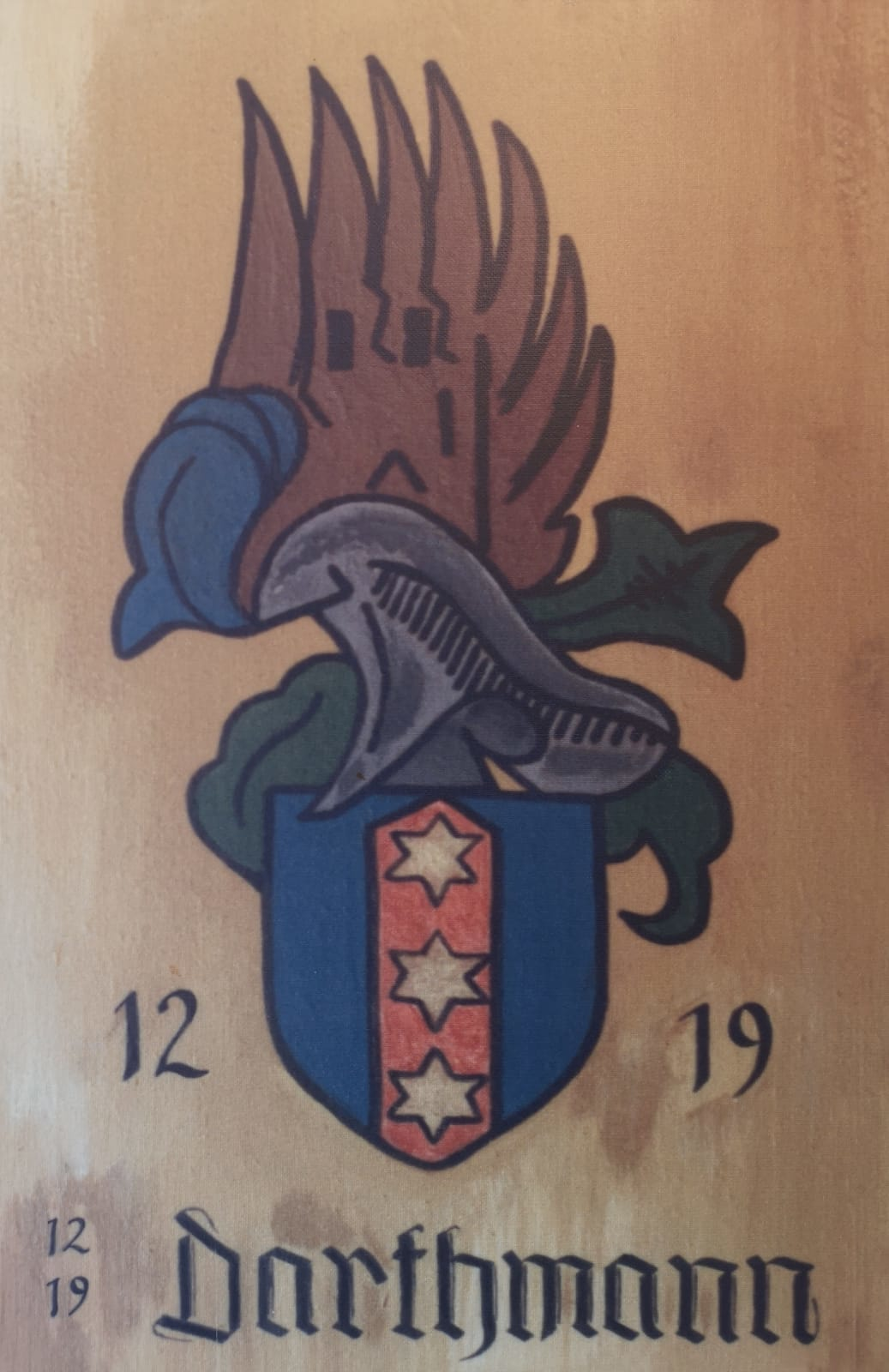 Eine Darstellungsvariante des Familienwappen